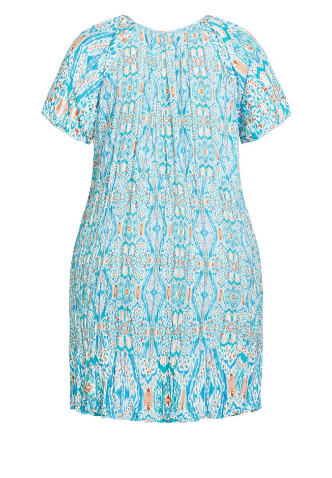 Avalon Crush Tassel Tie Ruffle Tunic image number null