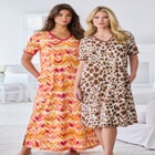 V-Neck Short Sleeve Maxi Lounger image number null