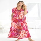 V-Neck Short Sleeve Maxi Lounger image number null