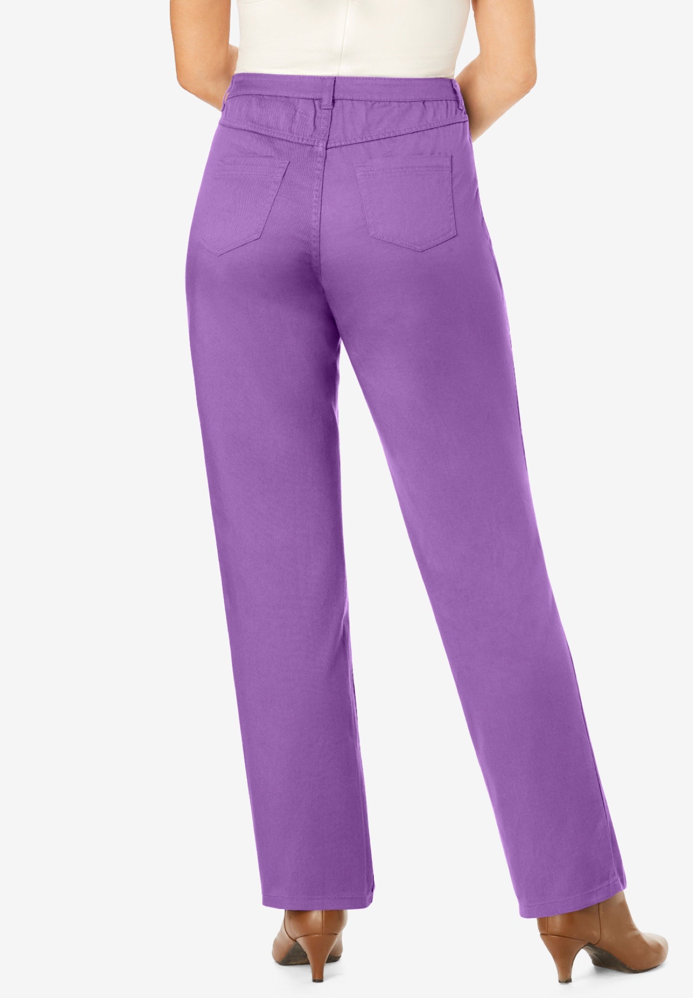 Perfect Relaxed All-Cotton Denim Five-Pocket Jeans image number 1