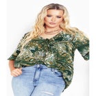 Carmel Pintuck Print Tunic image number null