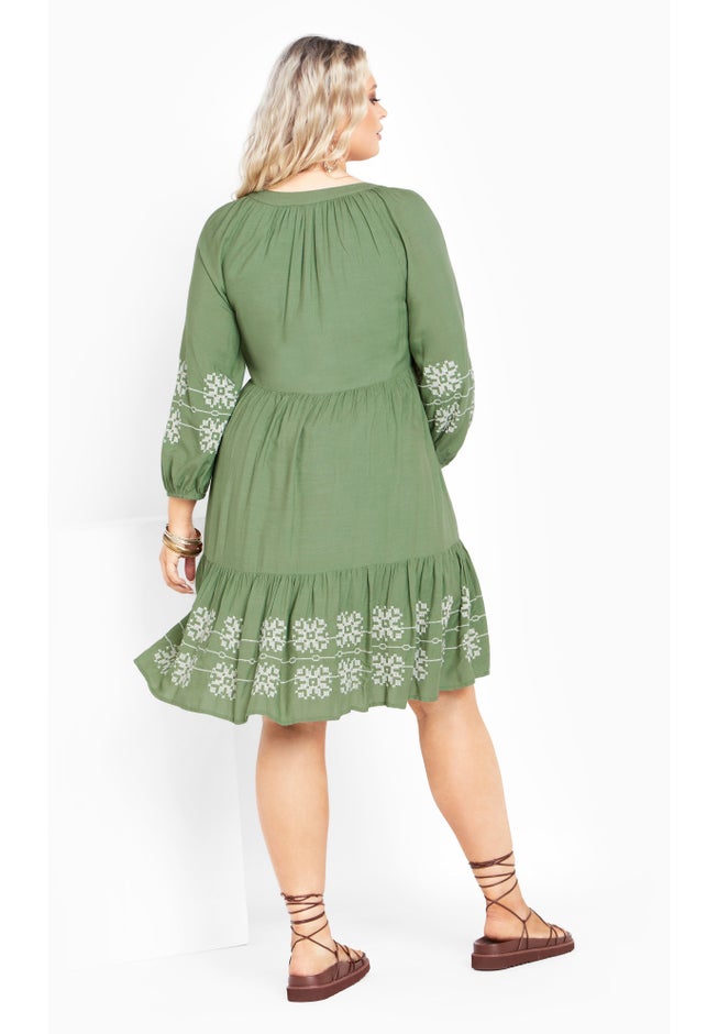 Lady Luxe Embroidered Dress image number null