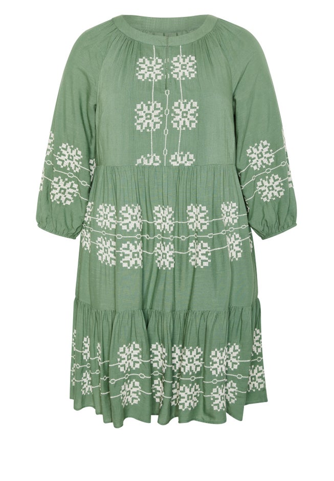 Lady Luxe Embroidered Dress image number null