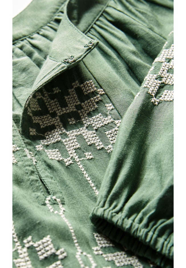 Lady Luxe Embroidered Dress image number null