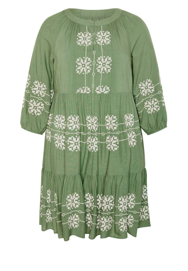 Lady Luxe Embroidered Dress image number null