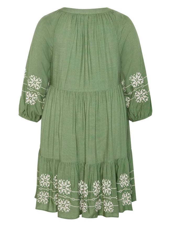 Lady Luxe Embroidered Dress image number null