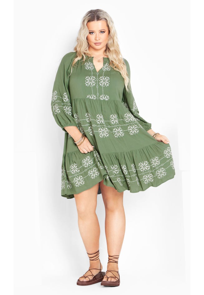 Lady Luxe Embroidered Dress image number null