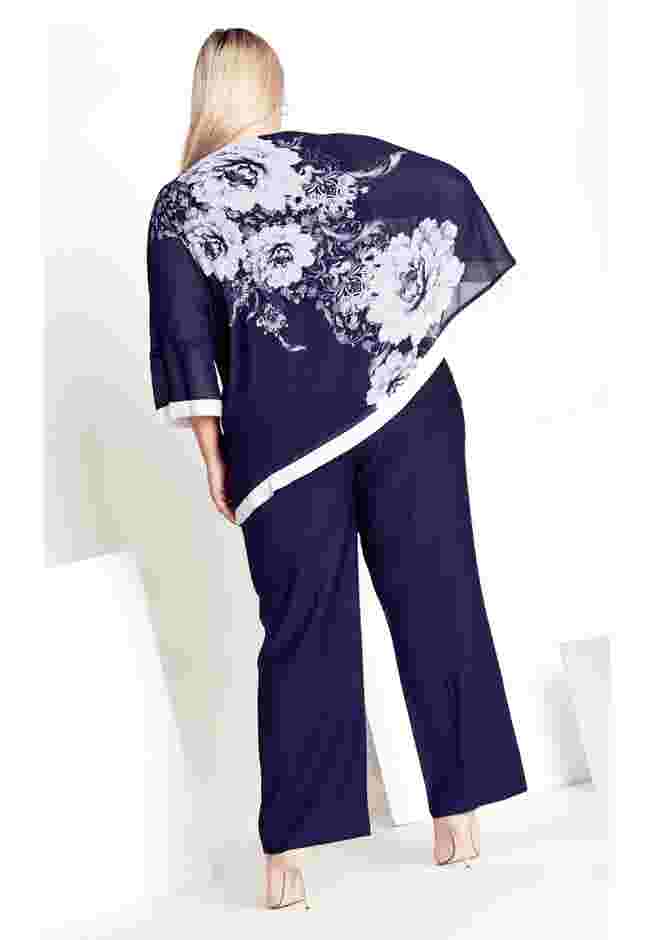 Audrey Overlay Print Top image number 6