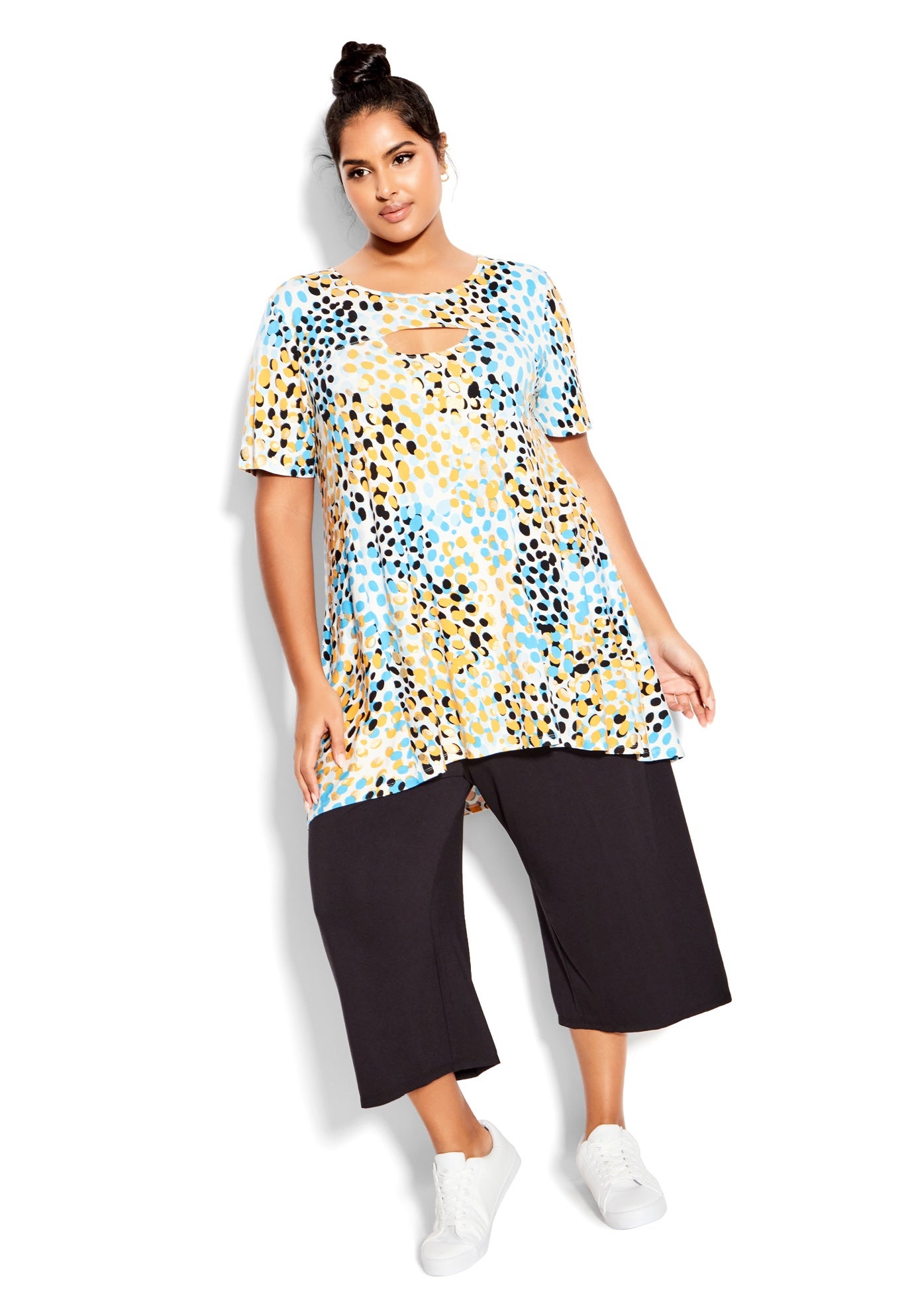 Keyla Foil Top image number 2