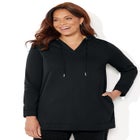 Cloud Knit French Terry Classic Hoodie Tunic image number null