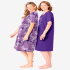 2-Pack Short-Sleeve Sleepshirt image number null
