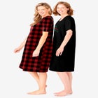 2-Pack Short-Sleeve Sleepshirt image number null