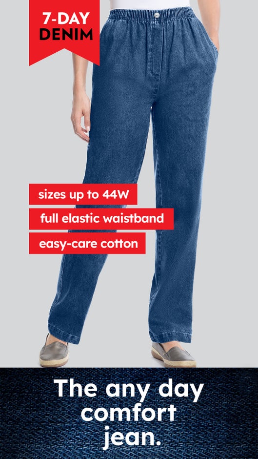 7-Day Straight-Leg Denim Jean image number null