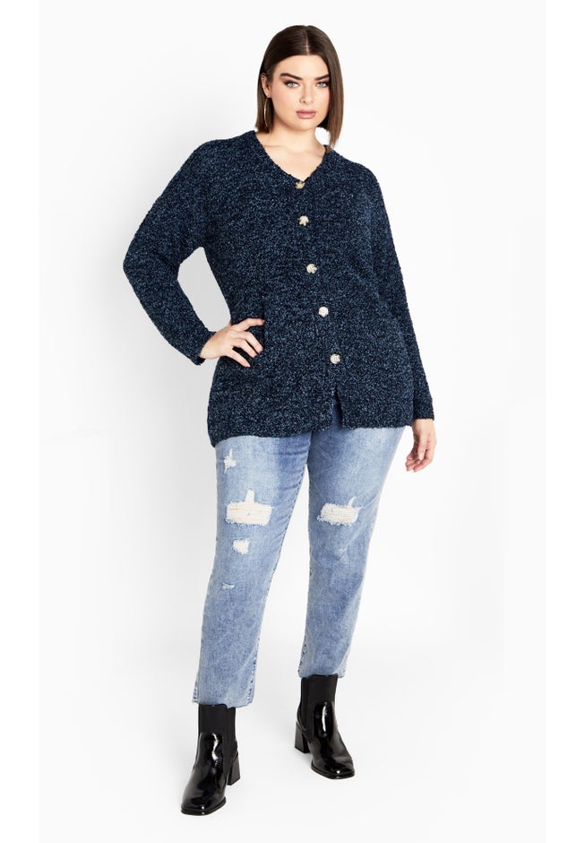 Amber Boucle Cardigan image number 4