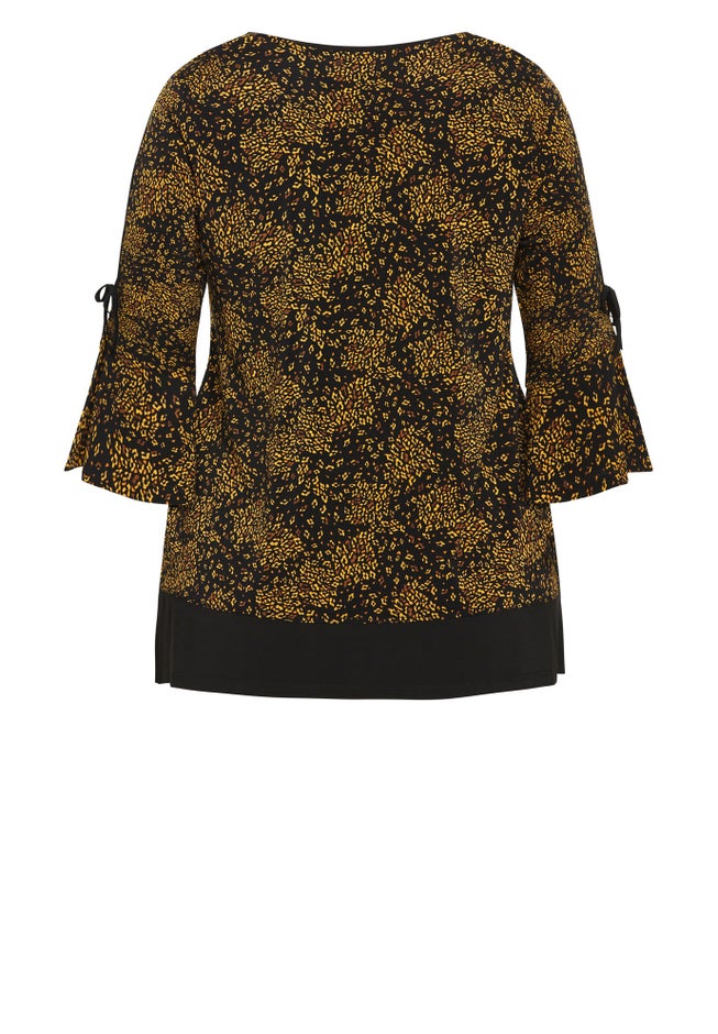 Lara Layered Print Top image number 1