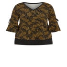 Lara Layered Print Top image number null
