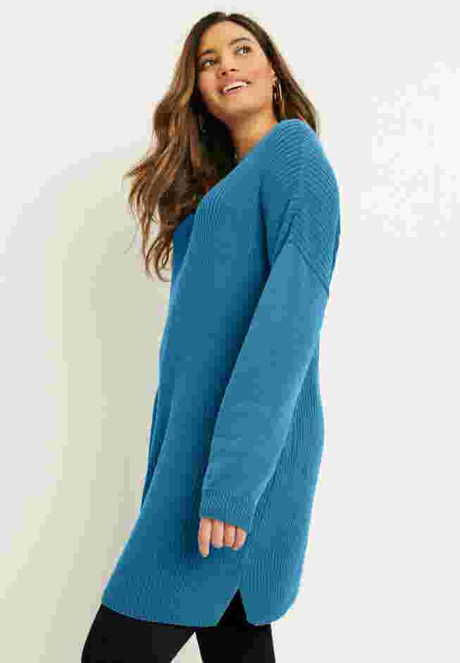 Touch of Cashmere Boatneck Sweater image number 2