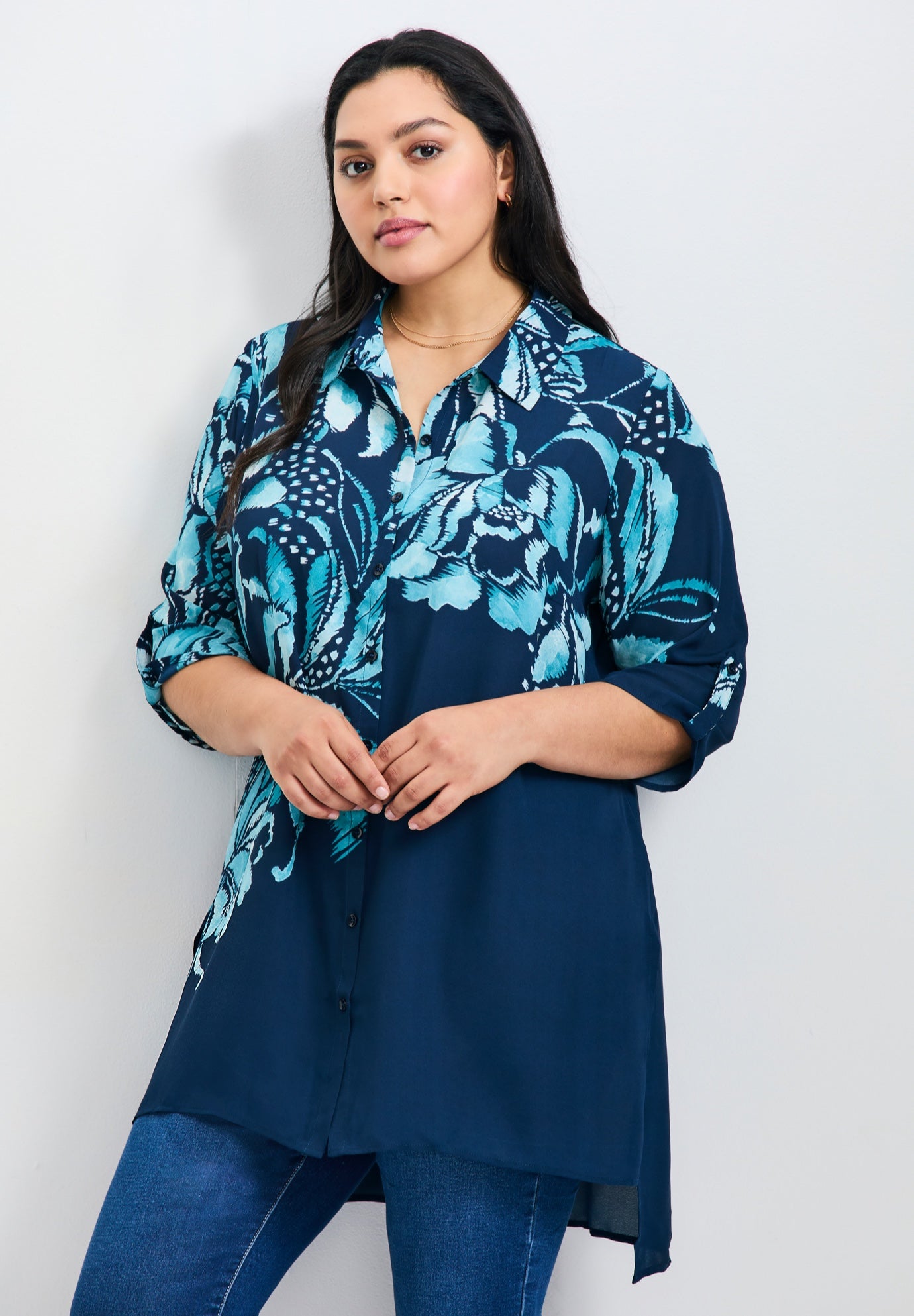 Rita Placement Print Blouse image number 1