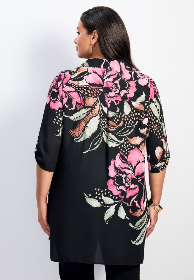 Rita Placement Print Blouse image number 1