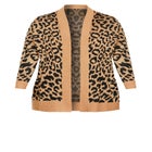 Longline Print Cardigan image number null