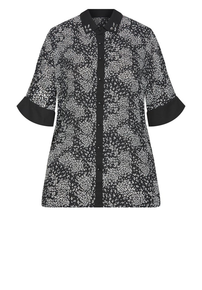 Presley Print Shirt image number 3