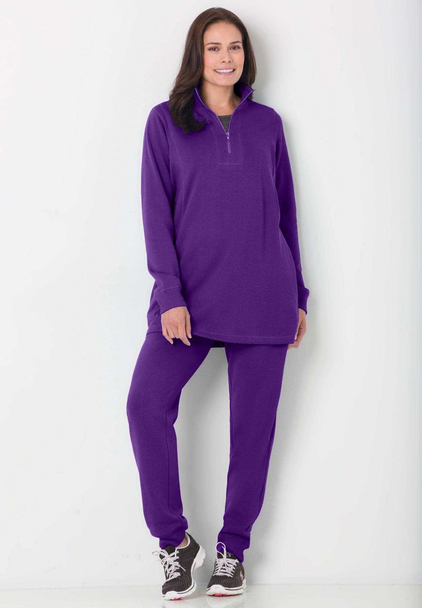 2-piece fleece sweatshirt set image number 3