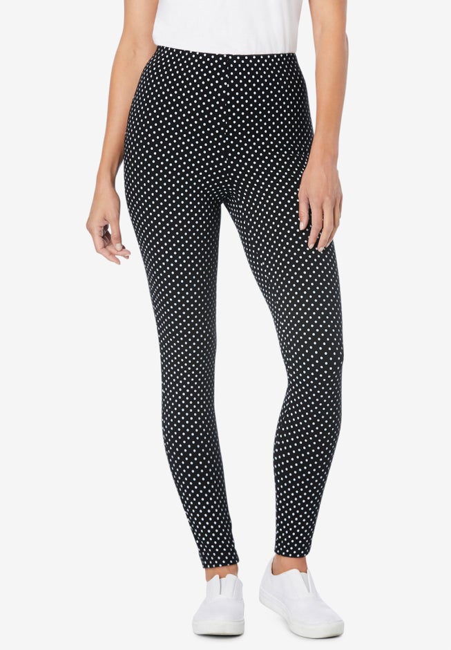 Stretch Cotton Printed Legging image number null