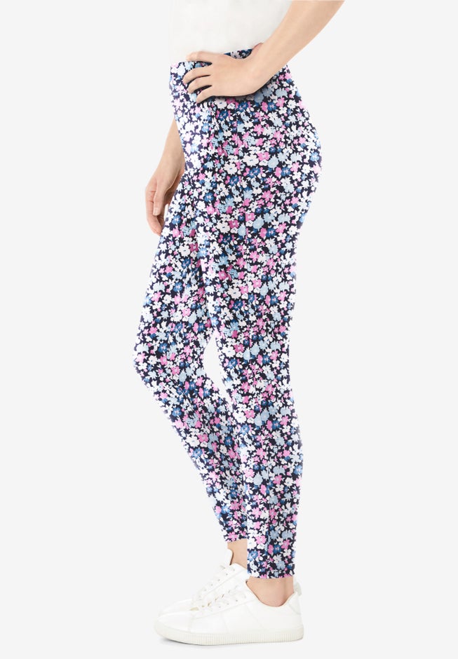 Stretch Cotton Printed Legging image number null