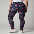 Stretch-Cotton Knit Pull-On Printed Leggings image number 1