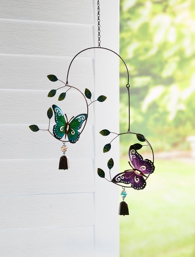 Butterfly Solar Windchimes image number 0