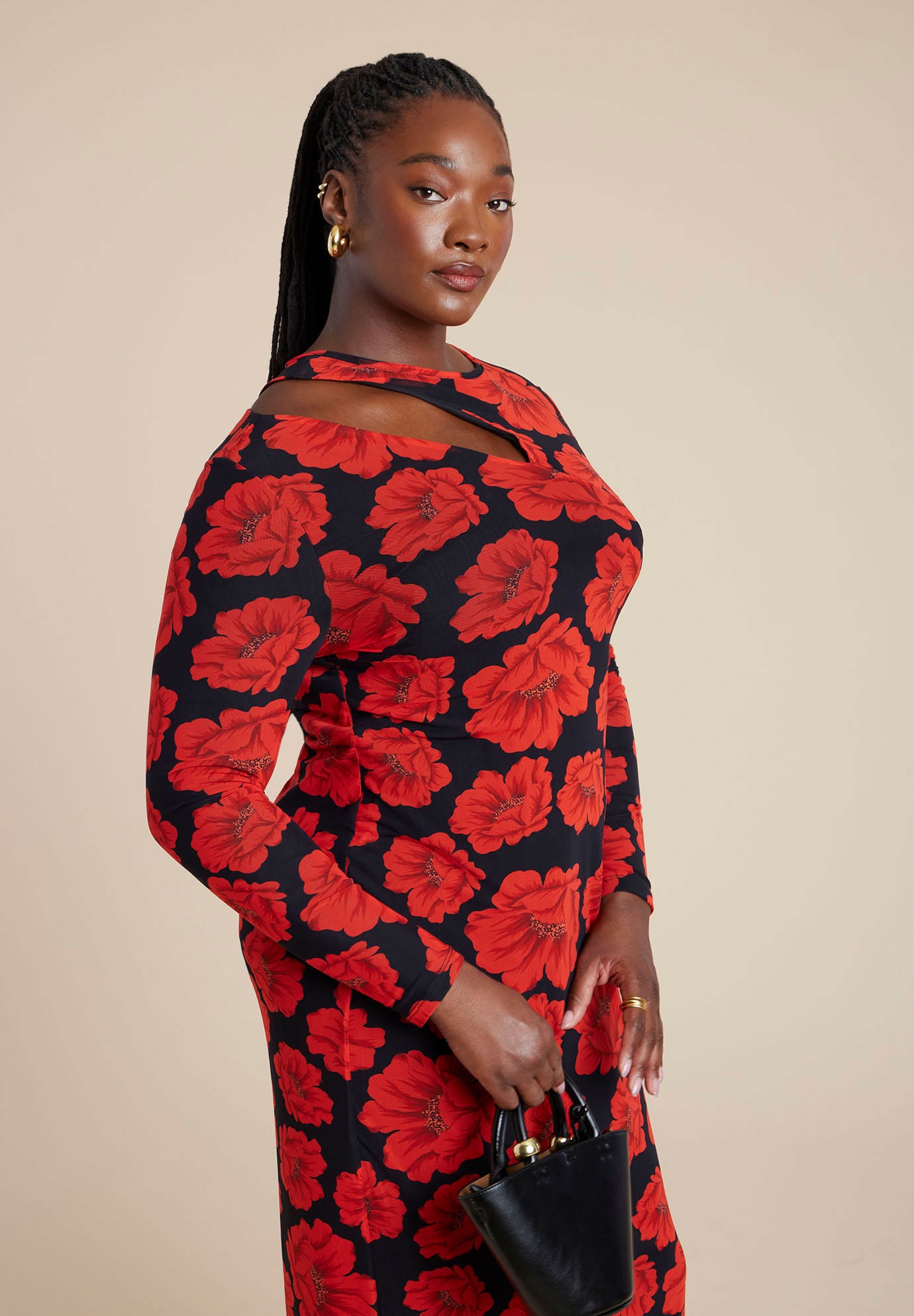 Shoulder Detail Mesh Dress image number 0