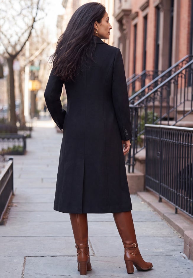 Full Length Wool Blend Coat image number 2