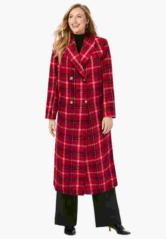 Long Shawl Collar Wool Coat image number 0