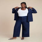 Sailor Gold Button Comfort Stretch Trouser Jean image number null