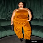 Corduroy Barrel Leg Pants image number null