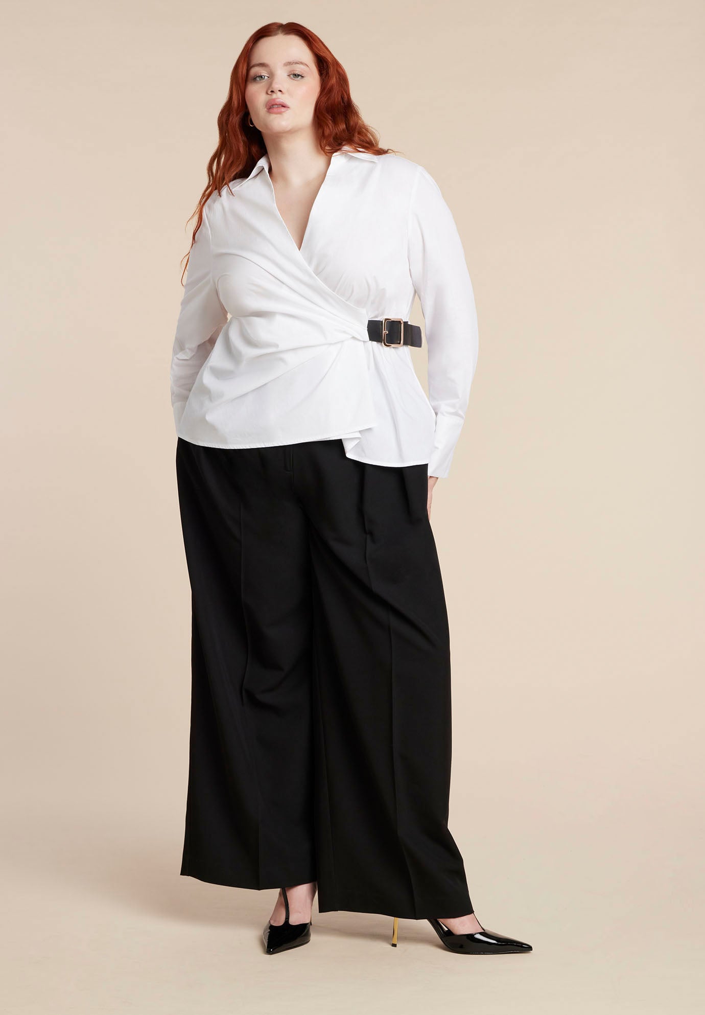 Belted Button Up Shirt image number 1