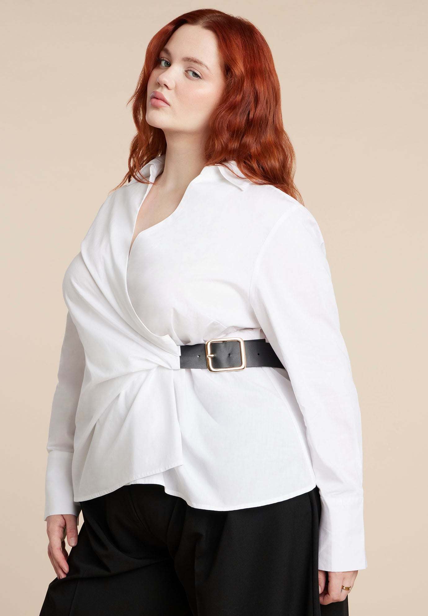 Belted Button Up Shirt image number 0
