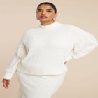 Shoulder Fringe Detail Sweater image number null