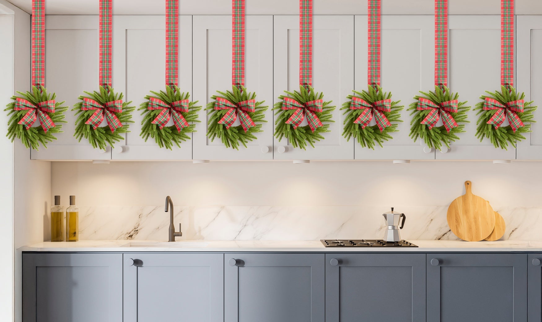 7" Mini Wreaths, Set of 8 image number 4