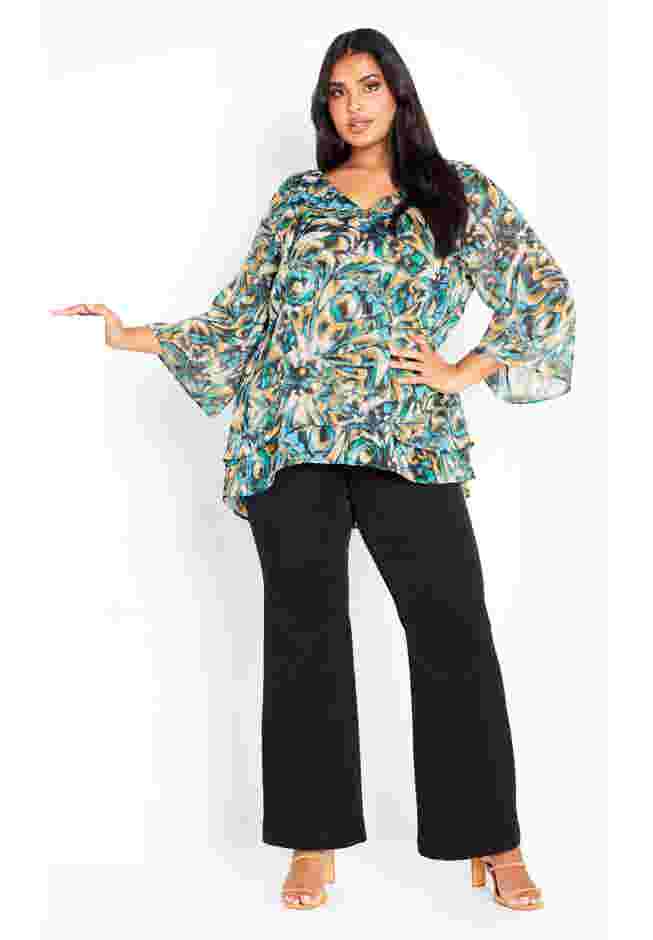 Rosie Layer Print Top image number 1