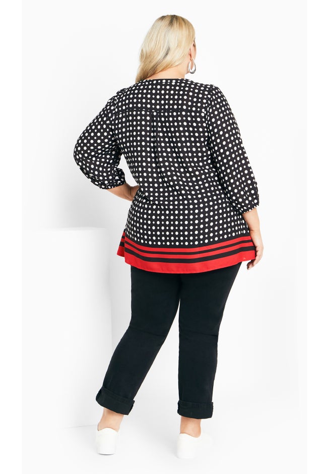 Malia Zip Border Top image number 3