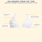 Beach Babe Triangle Bikini Top image number null