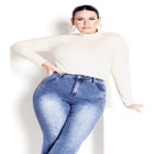 Organic Mock Neck Top image number null