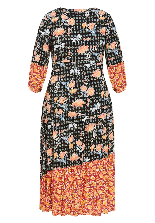 Cynthia Spliced Maxi Dress image number null