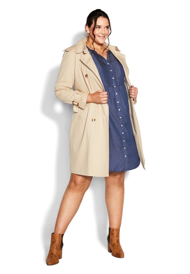 Mae Pintuck Shirtdress image number 8