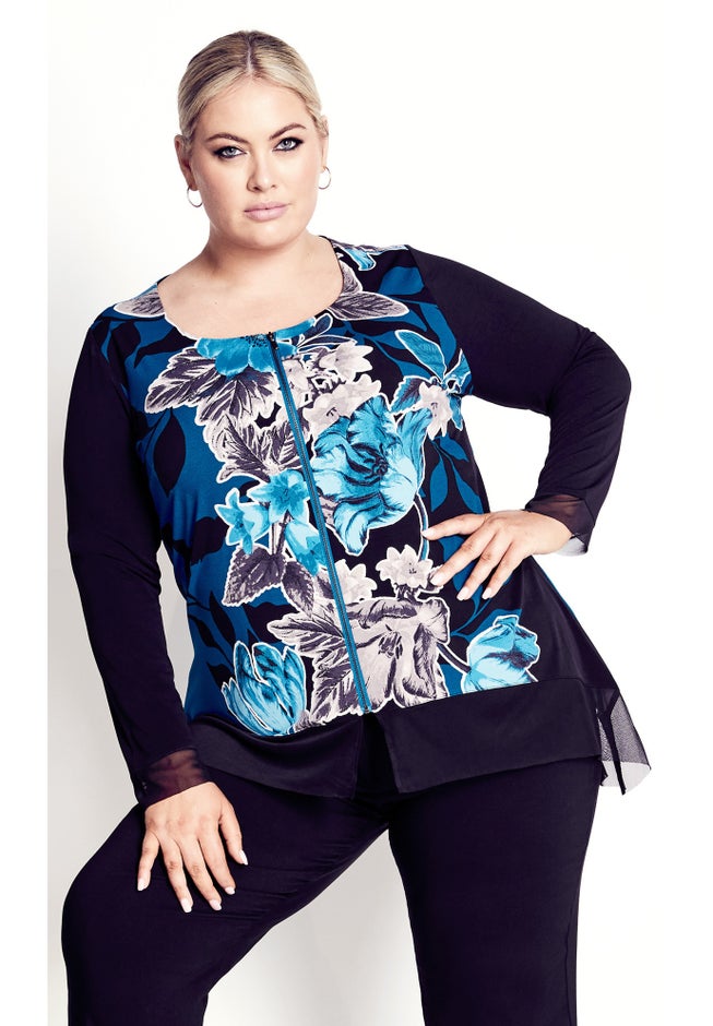 Chelsea Zip Front Top image number null