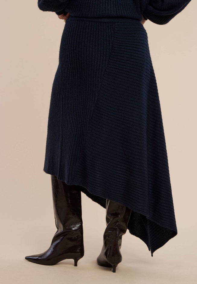 Asym Draped Sweater Skirt image number 1