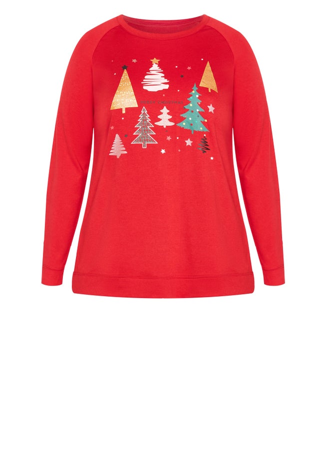 Multi Tree Sweat Top image number 2