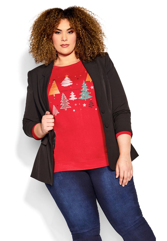Multi Tree Sweat Top image number 5