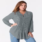Sequin Floral Tunic image number null